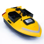 Кораблик Flytec V020 Жовтий з GPS для карпової риболовлі Акумулятор на 12000 мА·год - фото 1