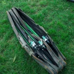 Чохол для вудилищ Marline BR 135 см, 3-секційний, чорний з червоним - photo 6