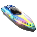 Кораблик Flytec V555  Радіокерований човен BLue з LED-підсвіткою - фото 4
