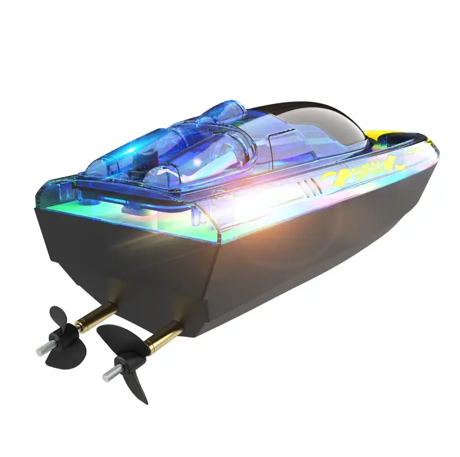 Кораблик Flytec V555 Радіокерований човен BLue з LED-підсвіткою - фото 5 Кораблик Flytec V555 Радіокерований човен BLue з LED-підсвіткою - фото 5