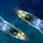 Кораблик Flytec V555  Радіокерований човен BLue з LED-підсвіткою - фото 8