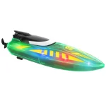 Кораблик Flytec V777  Радіокерований човен зелений з LED-підсвіткою - фото 3