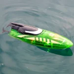 Кораблик Flytec V777  Радіокерований човен зелений з LED-підсвіткою - фото 6