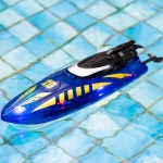 Кораблик Flytec V777  Радіокерований човен синій з LED-підсвіткою - фото 5
