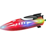 Кораблик Flytec V777  Радіокерований човен червоний з LED-підсвіткою - фото 5