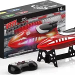 Кораблик Flytec V777  Радіокерований човен червоний з LED-підсвіткою