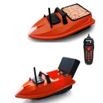 Кораблик для прикормки Flytec V805 Compact Mini GPS 12000 mAh, помаранчевий