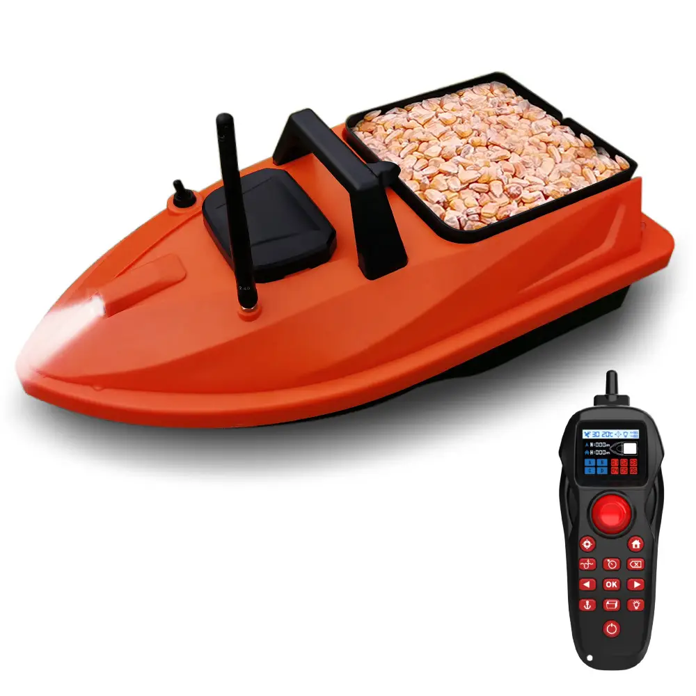 Кораблик для прикормки Flytec V805 Compact Mini GPS 12000 mAh, помаранчевий - фото 1 Кораблик для прикормки Flytec V805 Compact Mini GPS 12000 mAh, помаранчевий - фото 1