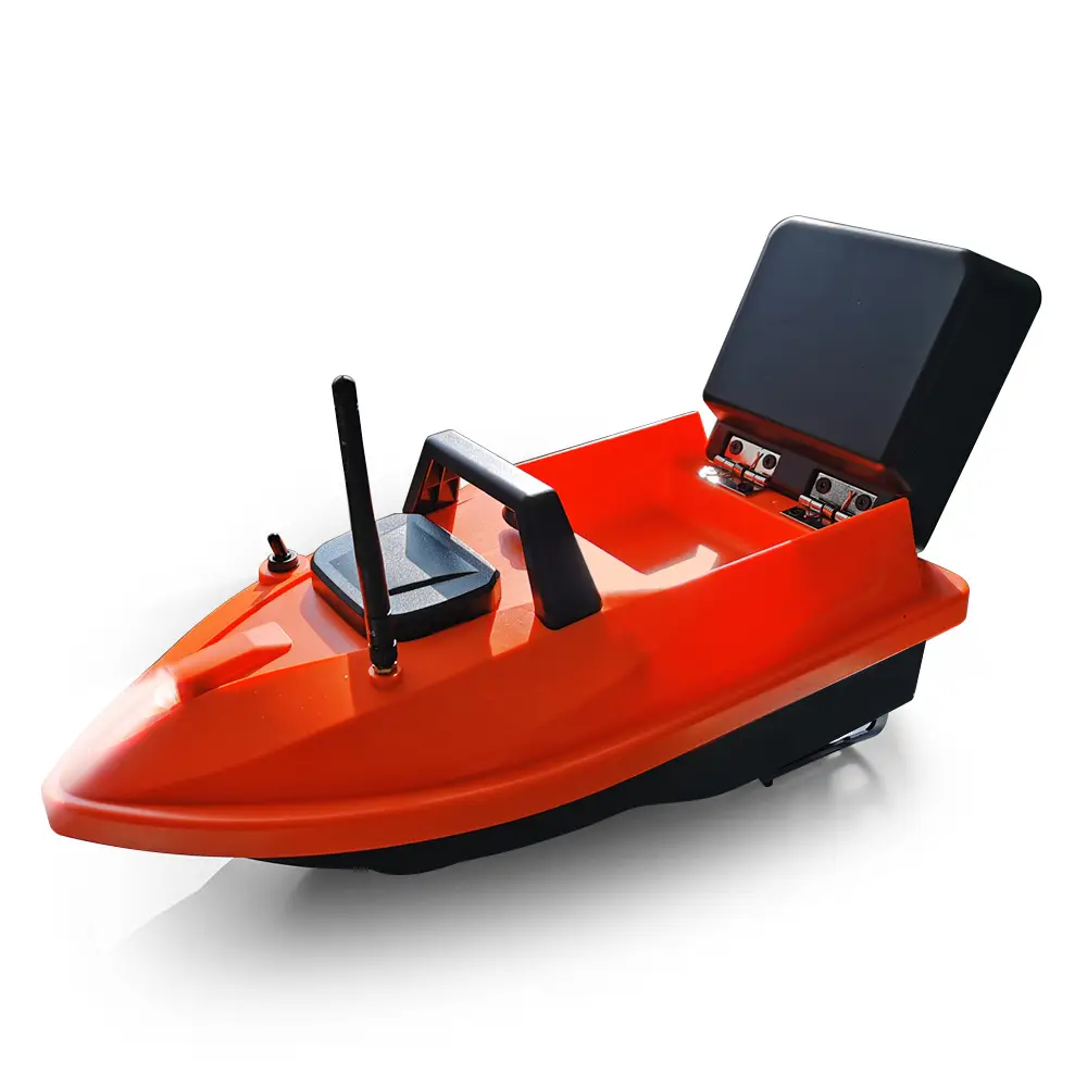 Кораблик для прикормки Flytec V805 Compact Mini GPS 12000 mAh, помаранчевий - фото 2 Кораблик для прикормки Flytec V805 Compact Mini GPS 12000 mAh, помаранчевий - фото 2