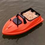 Кораблик для прикормки Flytec V805 Compact Mini GPS 12000 mAh, помаранчевий - фото 3