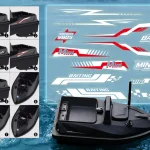 Кораблик для прикормки Flytec V805 Compact Mini 12000 mAh, чорний - фото 7