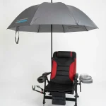 Набір для фідерної риболовлі Black Red Pro крісло з обвісом та парасолею Flagman Umbrella 2.2 м
