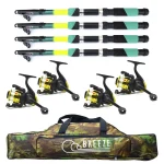 Набір Start X4 Спінінг Strong Wind 3,0м Котушка з ліскою SY200 Чохол для вудилищ 80см