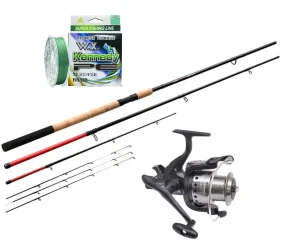 Готовий фідерний комплект "Flagman" Force Rank Feeder 3.60 м 180 г + Котушка + Шнур 300м