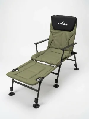 Коропове крісло Remora Comfort BH005 2в1 для риболовлі і кемпінгу з підставкою для ніг