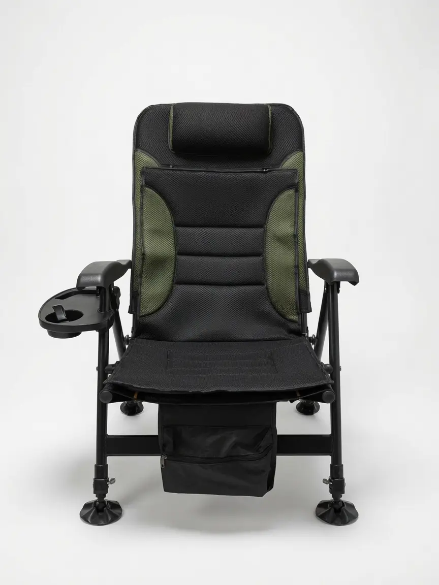 Карпове крісло Feeder Comfort Green складне з чохлом та підставкою - фото 7 Карпове крісло Feeder Comfort Green складне з чохлом та підставкою - фото 7
