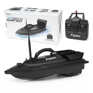 Кораблик для риболовлі Flytec 2011-5 для завезення підгодовування Black акумулятор 12000  mAh
