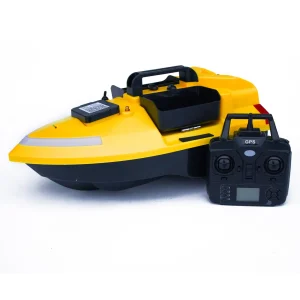 Кораблик Flytec V020 Жовтий з GPS для карпової риболовлі Акумулятор на 12000 мА·год
