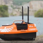 Карповий кораблик для риболовлі Flytec V802 PRO GPS Оранж Акумулятор на 12000 мА·год + сумка - фото 1