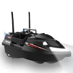 Кораблик карповий для риболовлі Flytec V802 Чорний Акумулятор на 12000 мА·год - фото 1