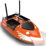 Кораблик карповий для риболовлі Flytec V802 Помаранчевий Акумулятор на 12000 мА·год - фото 4