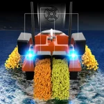 Кораблик карповий для риболовлі Flytec V802 Помаранчевий Акумулятор на 12000 мА·год - фото 8