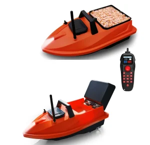 Кораблик для прикормки Flytec V805 Compact Mini GPS 12000 mAh, помаранчевий