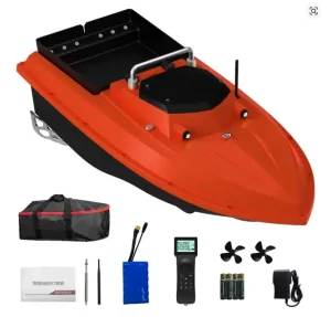 Швидкісний короповий кораблик Star River D80-B GPS 12 В, автопілот, акумулятор 46800 мАг, до 20 км/год, помаранчевий